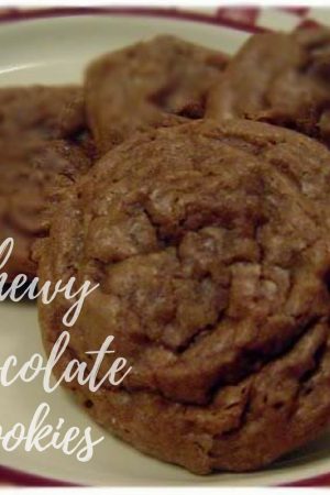 Chewy Chocolate Cookie Recipe