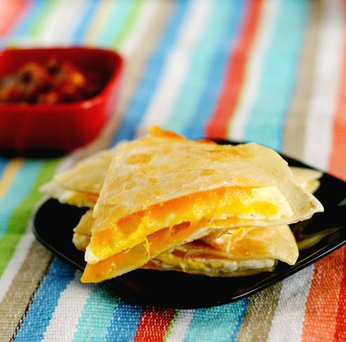 Eggadilla Breakfast Quesadilla Recipe