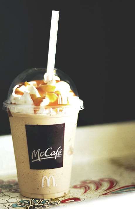 Picture of McDonalds McCafe Caramel Frappe