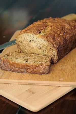 The best banana bread recipe - creates a moist, tender loaf of flavorful banana bread!