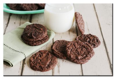 Chewy Chocolate Cookies from Dine and Dish
