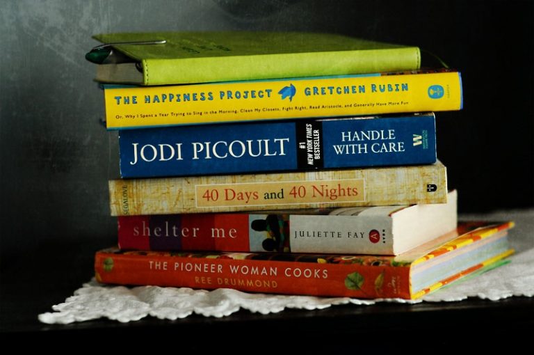 stacks of happy books