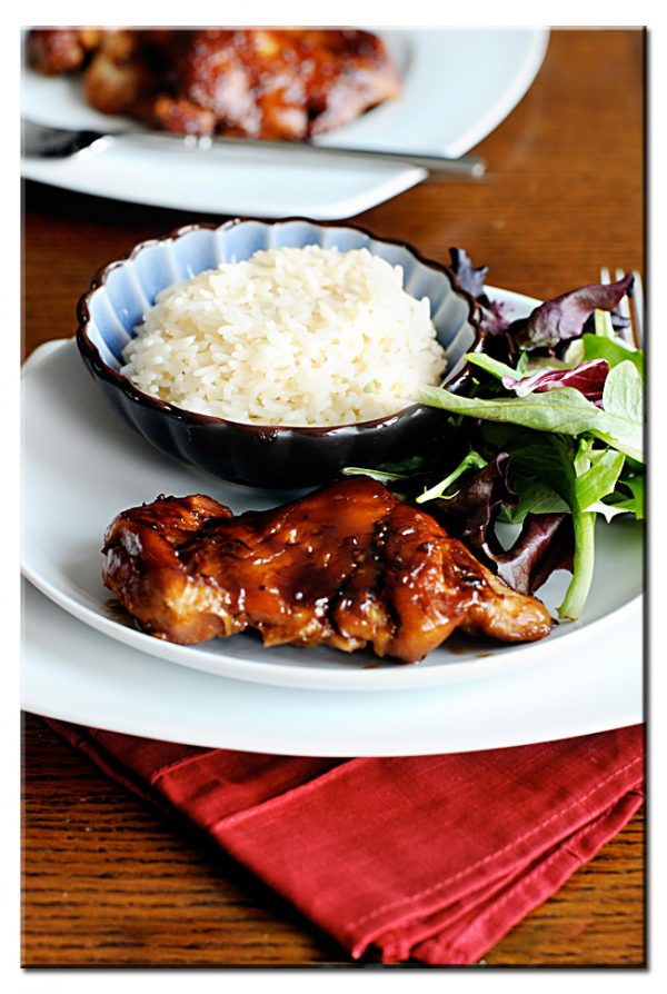 Oven Baked Teriyaki Chicken Thighs - Dine and Dish