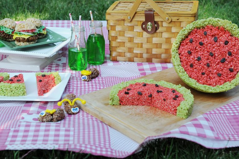 Rice Krispies Treats - Fun Picnic Treats from Dine and Dish