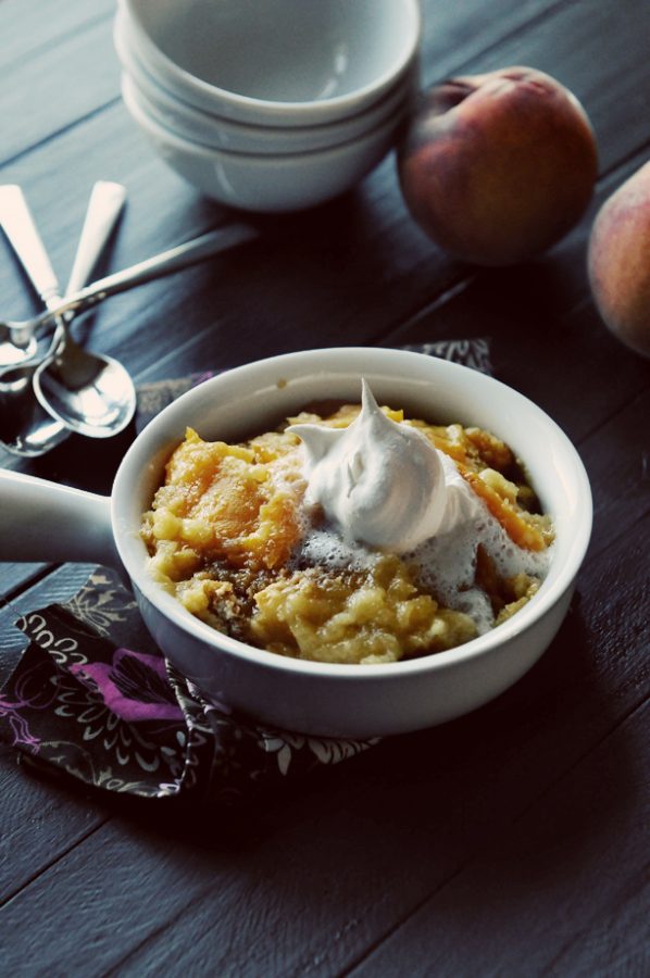 Easy Peach Dump Cake