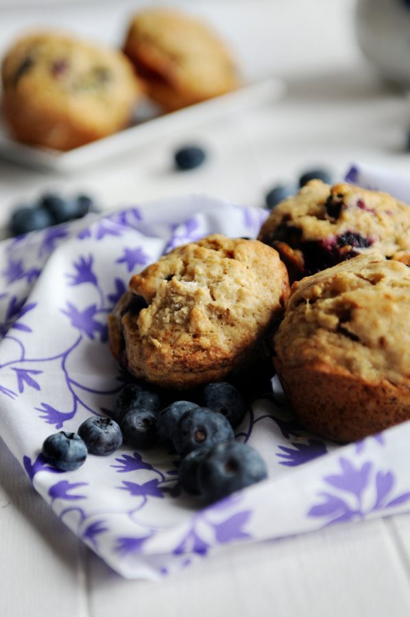 Banana Blueberry Muffins recipe