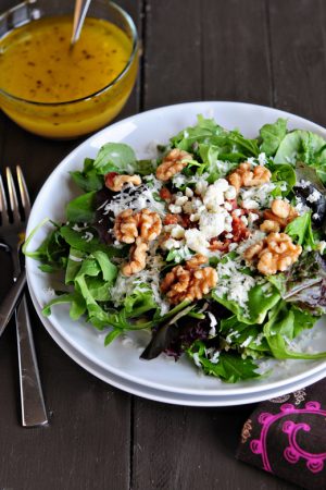 Spring Salad with Orange Vinaigrette Recipe - Dine and Dish