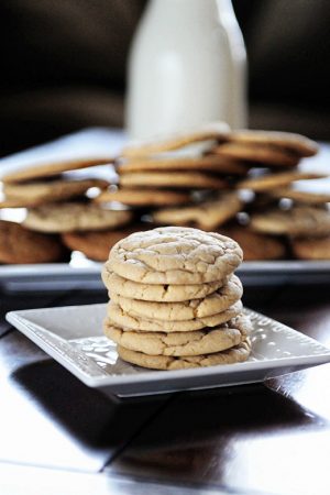 Soft and Chewy Vanilla Butter Cookies Recipe