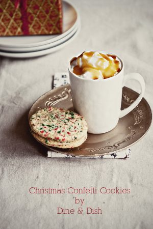 Christmas Confetti Cookie Recipe from www.dineanddish.net