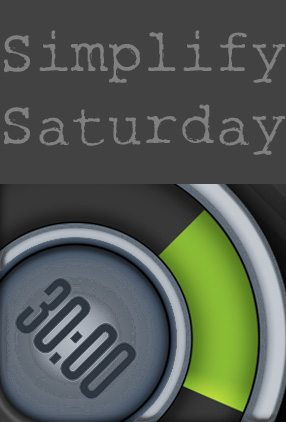 Simplify Saturday 30/30 Time Management App www.dineanddish.net