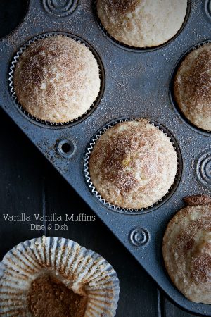 Vanilla Vanilla Muffins from Dine & Dish