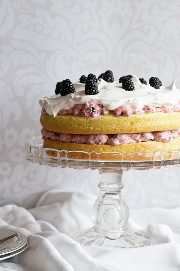 Blackberry Lime Cake dine & dish