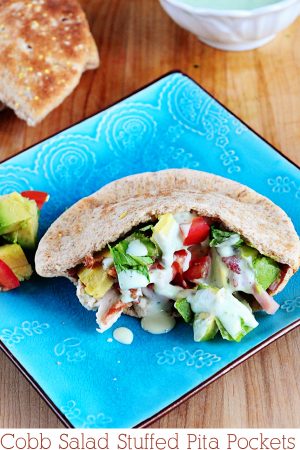 Cobb Salad Stuffed Pita Pockets