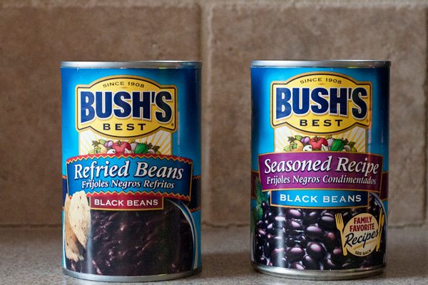 Bush's Black Beans and Refried Black Beans