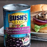 Bush's Black Beans used for the best Black Bean Veggie Burgers