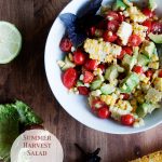 Summer Harvest Salad with Avocados, Tomatoes and Grilled Corn