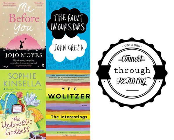 Connect Through Reading Book Reviews - Me Before You, The Fault in Our Stars, The Interestings and The Undomestic Goddess