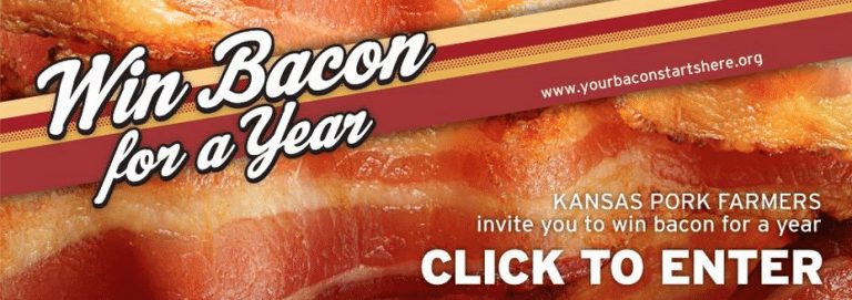 Win Free Bacon for a Year with the KS Pork Association