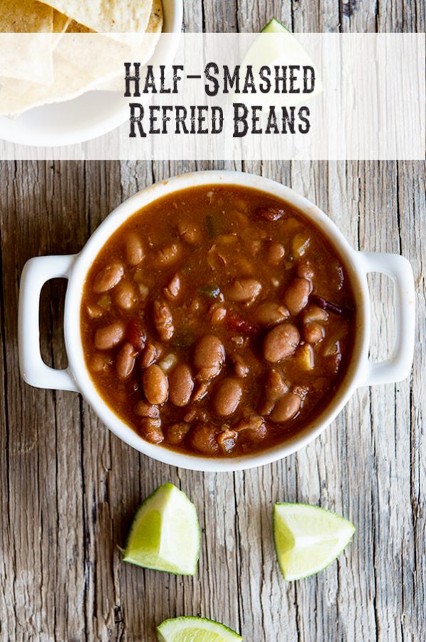 Boys {Recipe: Half-Smashed Refried Beans} - Dine and Dish