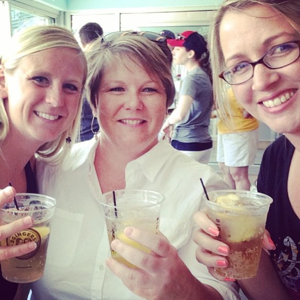 Drinking a Big Ginger at Target Field