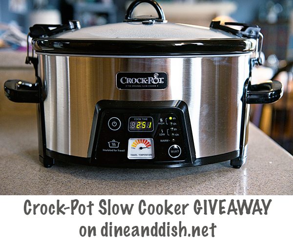 Crock-Pot Slow Cooker Giveaway on dineanddish.net