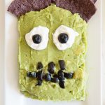 Frankenguac fun halloween party appetizer recipe from dineanddish.net