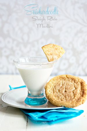 Snickerdoodle Sleigh Ride Martini Recipe from dineanddish.net
