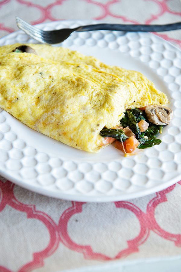 The Perfect Veggie Omelet Recipe on dineanddish.net Achieve omelet perfection with these how-to's