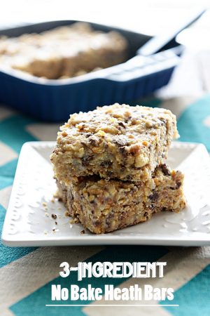 3-Ingredient No Bake Heath Bar Recipe