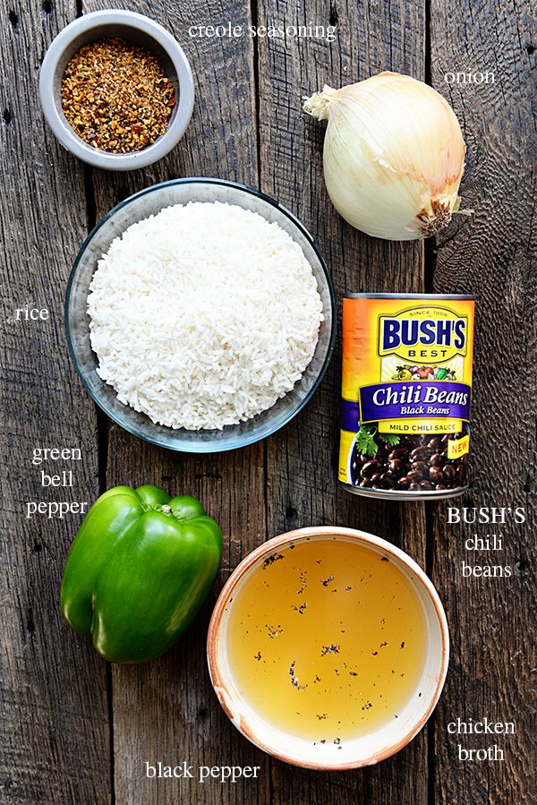 Black Beans and Rice Recipe Ingredients