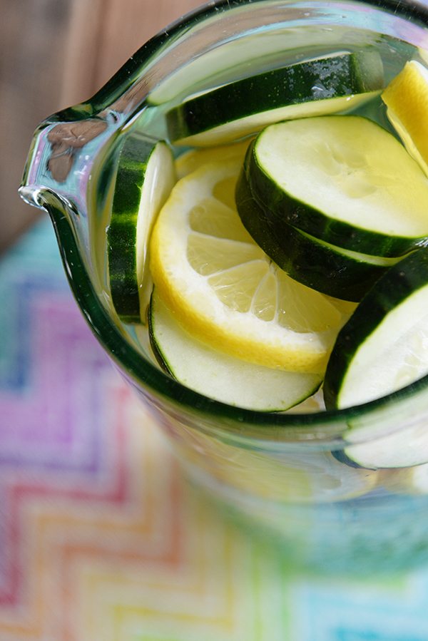 Spa Water with Citrus and Cucumber