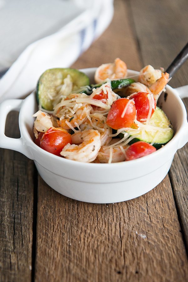 Shrimp and Zucchini Saute is a wonderfully simple Weight Watchers recipe - perfect for summer dining!