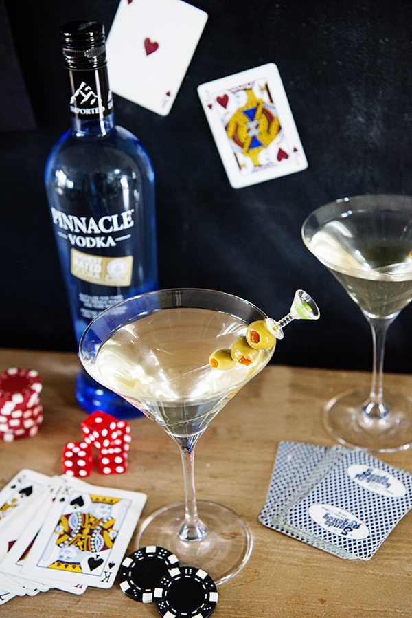 The High Roller Martini to celebrate National Vodka Day on October 4th