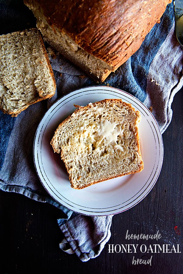 Homemade Honey Oatmeal Bread Recipe on dineanddish.net