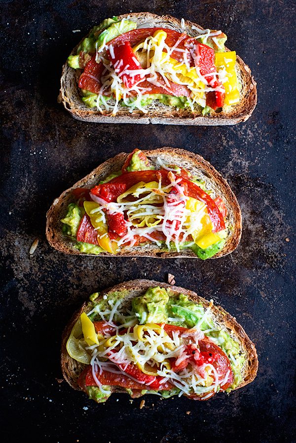 Lunchtime California Avocado Toast on dineanddish.net