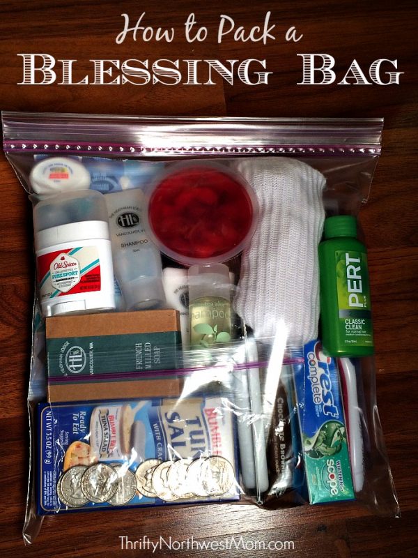 Blessing Bag Kits from Thrifty Northwest Mom