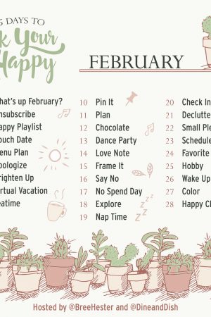 February Rock Your Happy Prompts