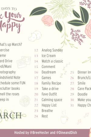 March 2017 Rock Your Happy Prompts