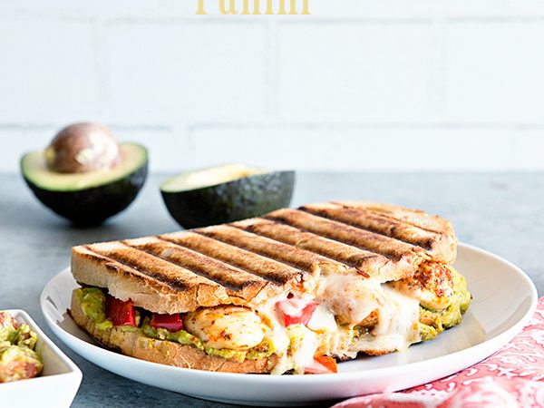 Southwest Avocado Chicken Panini Sandwich Recipe from dineanddish.net