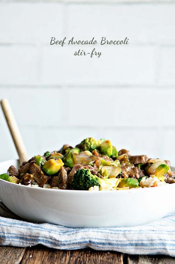 Beef Broccoli and Avocado Stir Fry Recipe Dine and Dish