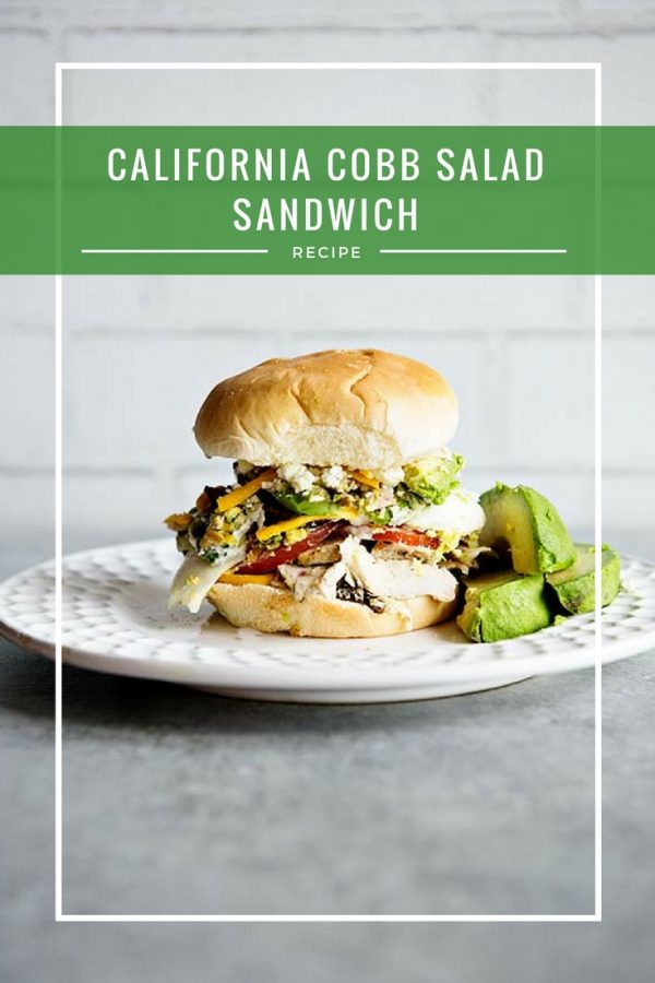 California Cobb Salad Sandwich Recipe from dineanddish.net