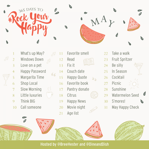 May 2017 Rock Your Happy Prompts