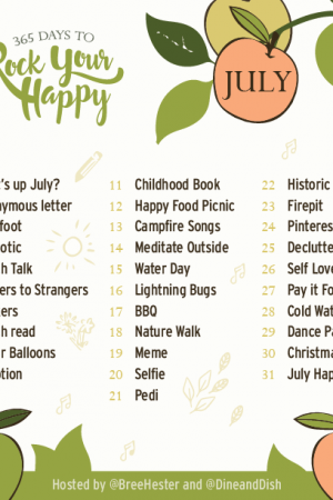 July 2017 Rock Your Happy Prompts
