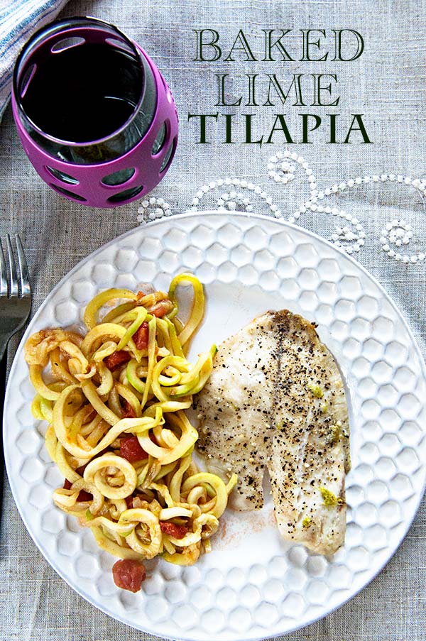 Super Simple Baked Tilapia with Lime