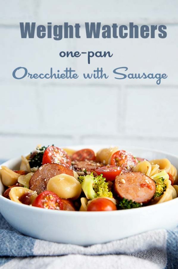 Weight Watchers Recipe Lemony One-Pan Orecchiette with Sausage and Broccoli