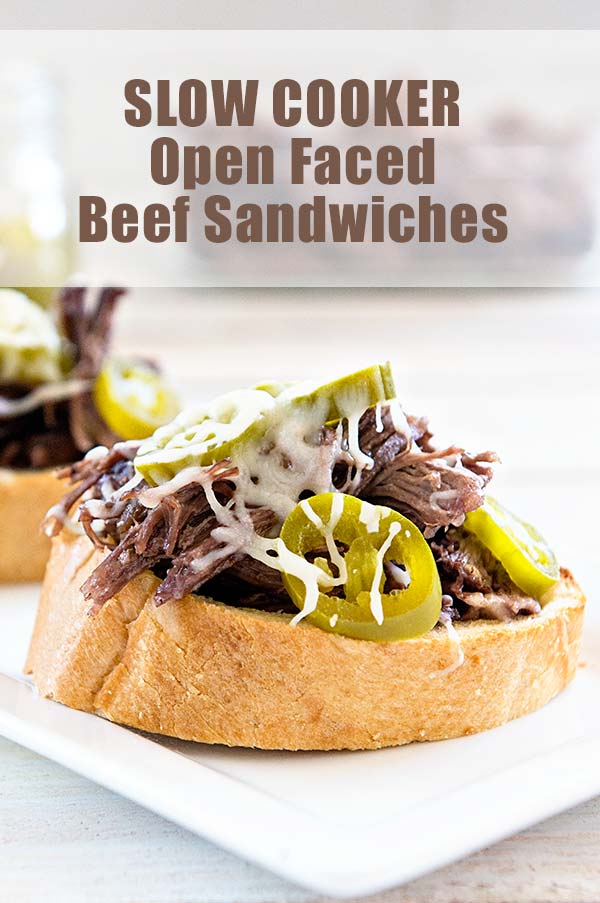 Slow Cooker Roast Beef Sandwiches are a simple meal when you need something easy for dinner!