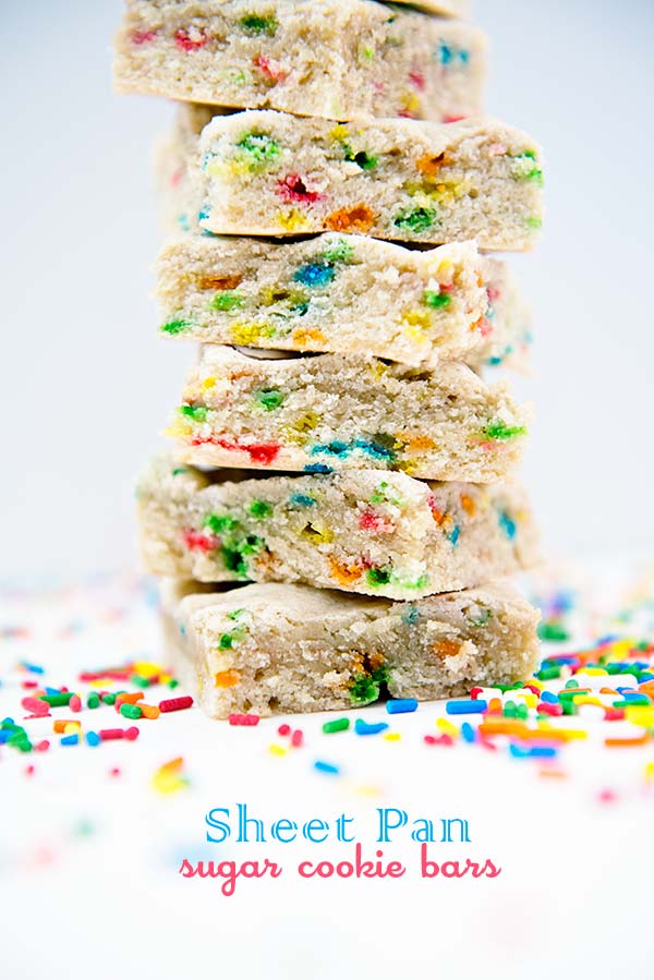 Sugar Cookie Bars (sheet pan) - Together as Family