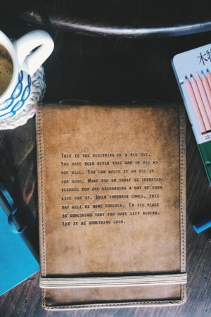 SugarBoo Company Notebook with quote