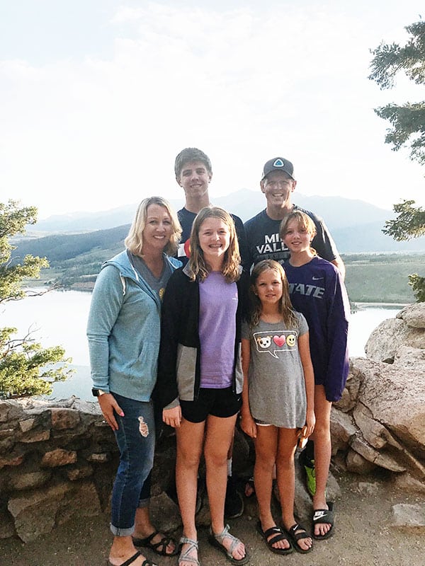 Kristen Doyle and family in Dillon, Colorado