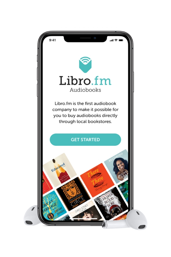 picture of Libro.fm's homepage